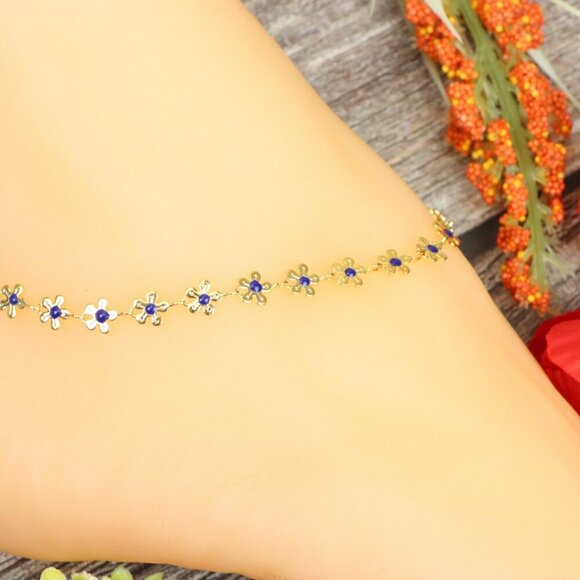 "Elegant Handmade Anklet – Delicate Jewelry for Women, MAR091166 - Picture 10 of 10